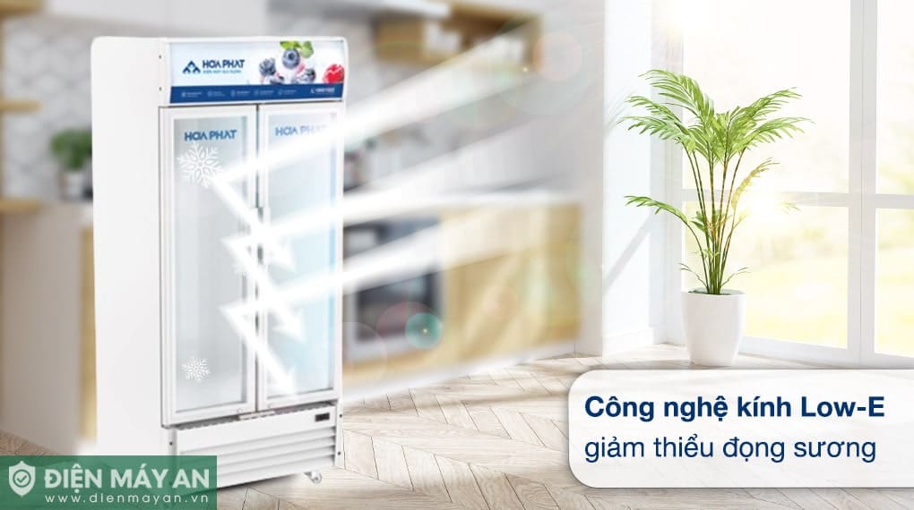 Tủ mát trưng bày Hòa Phát Inverter 812 lít HSR D8812